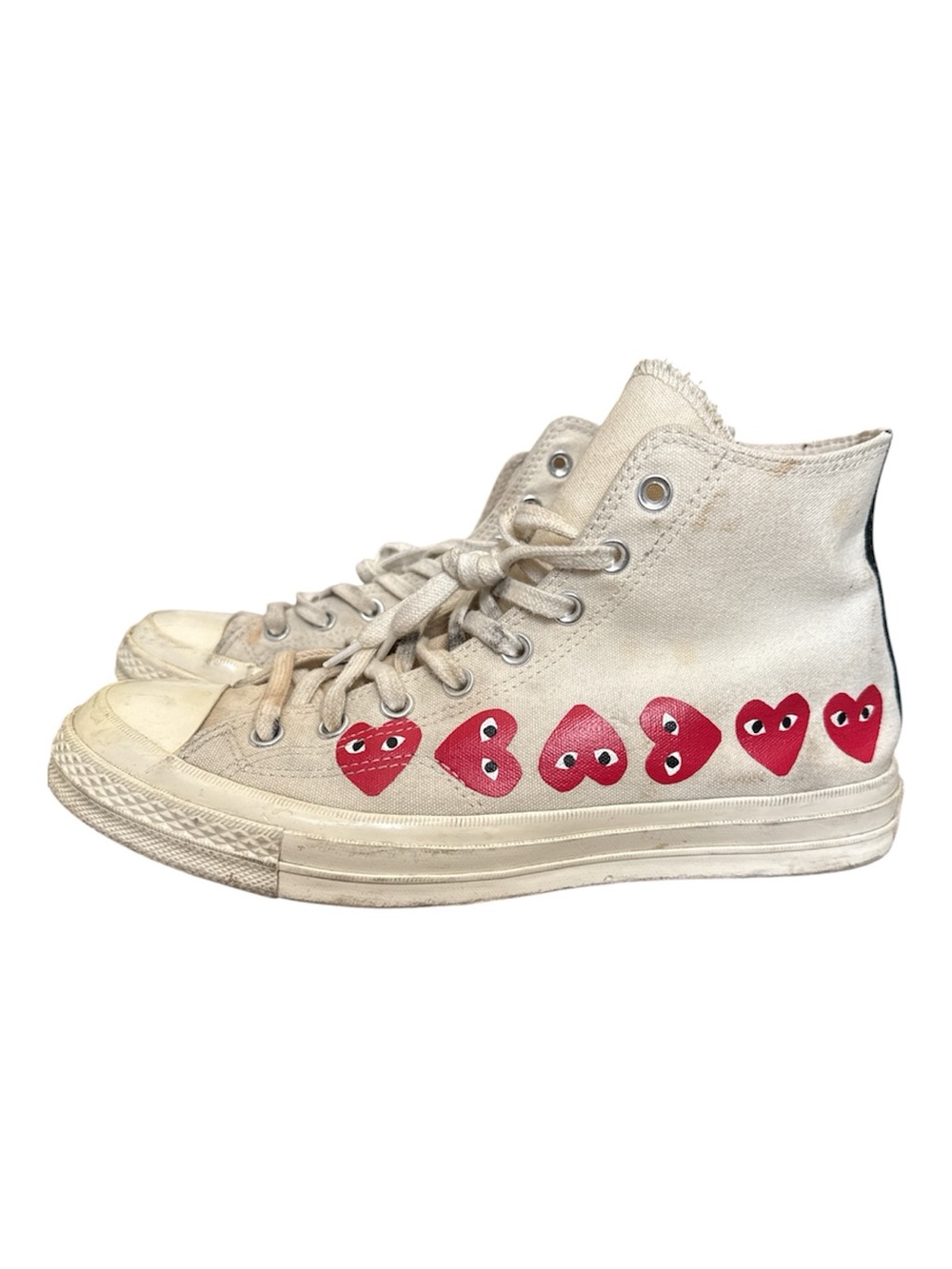 Comme des Garcons Play x Converse Chuck 70 Hi Multi Heart Sneakers